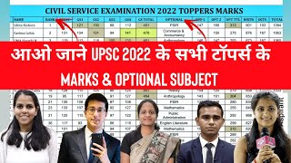 UPSC Toppers 2022 Marksheet and Optional details  UPSC Result analysis  IAS 2022 Divya tanwar [upl. by Gabrielson]