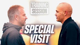 INIESTA IMPRESSED by HANSI FLICKs BARÇA  FC Barcelona Training 🔵🔴 [upl. by Zippel]