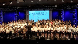 Wir ziehen in den Frieden 5 Juni 2019 by Liebfrauenschule Ratingen Germany [upl. by Icram]