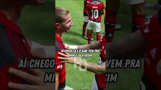 FILIPE LUIS SOBRE GABRIEL BARBOSA GABIGOL flamengo gabigol filipeluis shorts shortsfeed [upl. by Elburt803]