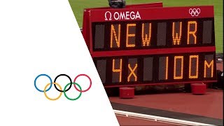 Jamaica Win 4x100m Relay Gold  London 2012 Olympics  Highlights [upl. by Eemyaj]