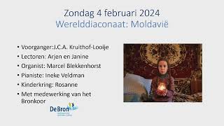 Eredienst in de Bron op 4 februari 2024  Werelddiaconaat [upl. by Argus]