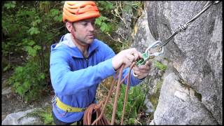 How to belay on a Multi pitch climb  Top Down Belay [upl. by Granese]