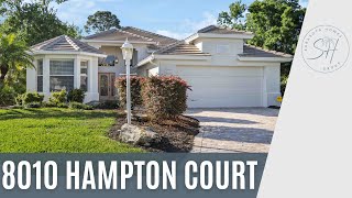 8010 Hampton Court  University Park FL  Sarasota Homes Group [upl. by Oiled]