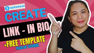 BEST LinkTree Alternative  How To Create your Link in Bio on Systemeio Tagalog Tutorial [upl. by Scoles]