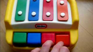 Piano  xylophone Little Tikes [upl. by Nadnerb]