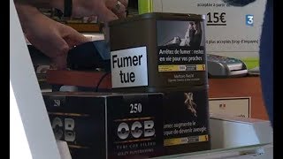 Montpellier  réactions à laugmentation du prix du tabac [upl. by Elia69]