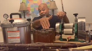 How to juice SUGARCANE and CANNING SUGARCANE JUICE from start to finish [upl. by Suilmann]