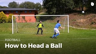 How to Head a Soccer Ball  Football [upl. by Delmar889]