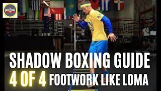 Shadow Boxing Guide  Footwork  Putting it all together  Footwork drill for Lomachenko moves [upl. by Anuahsed]