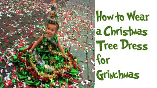 Lanes Christmas Tree Dress at Grinchmas [upl. by Tamarah]