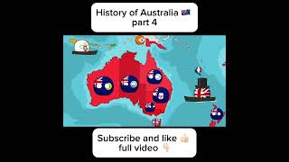 Countryballs  History of Australia 4 countryballs polandball history ww2 australia geography [upl. by Ycart]