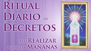 🙏 RITUAL DIARIO de DECRETOS LLAMA VIOLETA y Protección Espiritual 15 Min Para hacer en las mañanas [upl. by Nagorb]