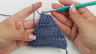 8 Decrease 📚 Crochet lessons 📖 How to decrease in double crochet [upl. by Darrelle647]