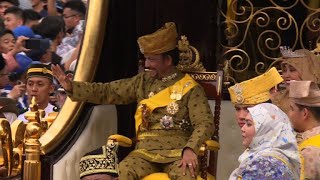 Brunei sultan marks golden jubilee with lavish celebrations [upl. by Akihsal180]