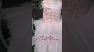 Enchant your little one with our pastel pink fairy dress Perfect for twirling [upl. by Ahsirpac35]