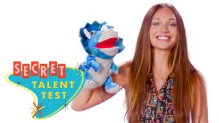 Maddie Ziegler Was So Committed She Almost CRIED  Secret Talent Test  Cosmopolitan [upl. by Acinat]