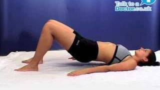 Back Exercises  Pelvic Lift [upl. by Minetta]