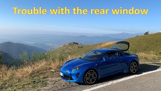 Alpine A110  Rear window upgrade [upl. by Odnomyar963]