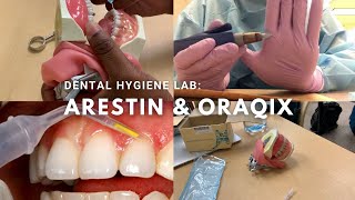 Day In The Life of a Dental Hygiene Student Arestin amp Oraqix Lab [upl. by Black290]