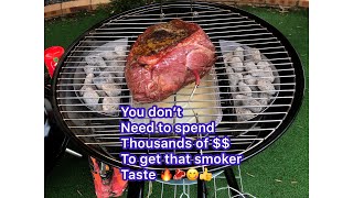 Can you smoke a roast on a 65 Bunnings bbq 🍖 [upl. by Asoral]