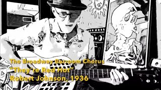 The Broadway Barroom Chorus “They’re Red Hot” Robert Johnson 1936 Resonator Slide Guitar Blues [upl. by Ainoda]