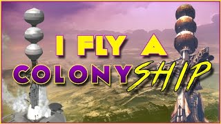 I Fly a Colony Ship Kerbal Space program [upl. by Jud]