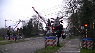 Spoorwegovergang DriebergenZeist  Dutch railroad crossing [upl. by Four]