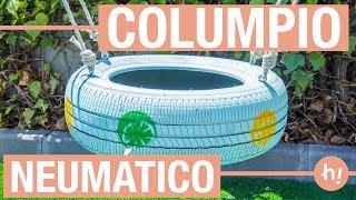 Columpio con un neumático · Handfie DIY [upl. by Eimar195]