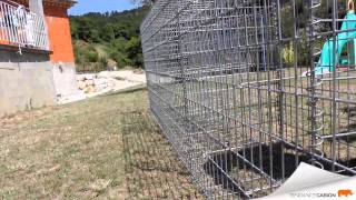 Montage mur en gabion  Tendance Gabion [upl. by Douty]