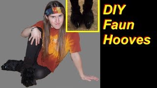 DIY Faun Hooves or Satyr Feet [upl. by Aylsworth]