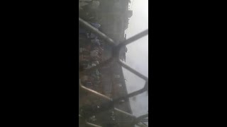 Caught on camera Enraged commuters throw stones on Mumbai local [upl. by Airdua]