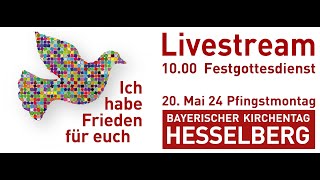 Bayerischer Kirchentag auf dem Hesselberg  Festgottesdienst und Grußworte [upl. by Doyle]