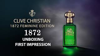 Clive Christian 1872 Perfume Fragrance Unboxing [upl. by Aney]