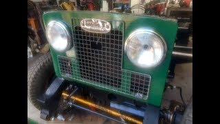 Land Rover Series 2a 88  Radiator Grill Restoration [upl. by Granlund]