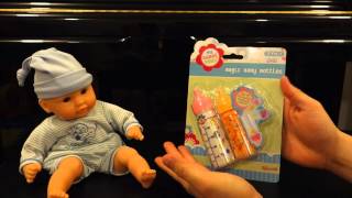 Corolle Mon Premier Baby Doll amp BABYDOLL Magic Bottles Unboxing amp Review [upl. by Anisamot]