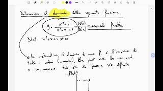 Dominio di una funzione razionale fratta [upl. by Yerdna]