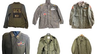 US Military Field Jackets M41 M43 M51 amp M65 [upl. by Ycram]