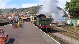 THE DOUBLE HEADER TRAIN FROM MINEHEAD WEST SOMERSET RAILWAY THAT WASNT [upl. by Larrabee]