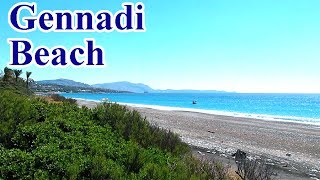 Gennadi Beach near Kiotari Rhodes May 2017 [upl. by Elleinnad947]