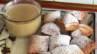 HOW TO MAKE CAFE DU MONDE BEIGNETS  NEW ORLEAN STYLE [upl. by Nerhtak]