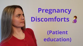 Pregnancy Discomforts Third Trimester  Tips On How To Get Comfortable [upl. by Bowne220]