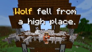 I trained an UNSTOPPABLE dog army in Minecraft [upl. by Nivlag]