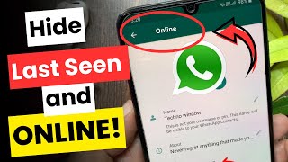 How to hide your last seen on WhatsApp [upl. by Ariat]