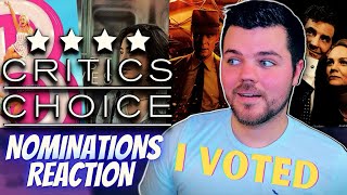 Critics Choice Awards 2024 Nominations REACTION [upl. by Gran]