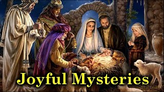 Misterios Gozosos  Santo Rosario en inglés con letra  The Holy Rosary  Joyful Mysteries [upl. by Towill]