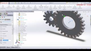 Proper Gear Assembly in Solidworks [upl. by Suhsoj50]