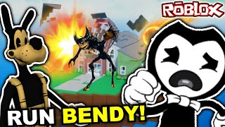 BENDY VS NATURAL DISASTER SURVIVAL BATIM Roblox [upl. by Farron131]