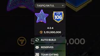 New 106 OVR Team Upgraded ✅ fcmobile [upl. by Pascasia38]