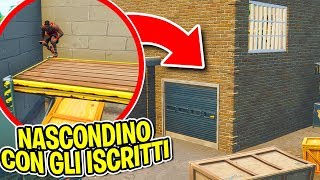 Fortnite ITA  NASCONDINO CON GLI ISCRITTI A CORSO COMMERCIO [upl. by Airetnuhs]